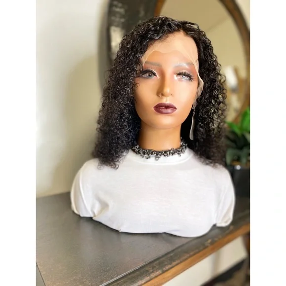 DEANNA18” CURLY NATURAL BLACK 13X4 LACE FRONT WIG